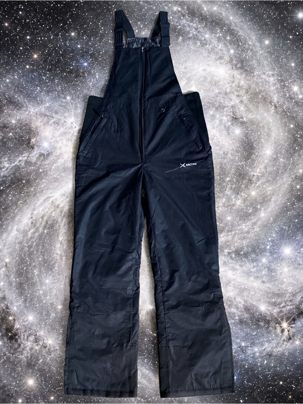 Arctix Men’s Black Insulated Snow Bib Pants Ski Snowboard 32-34W x 32L